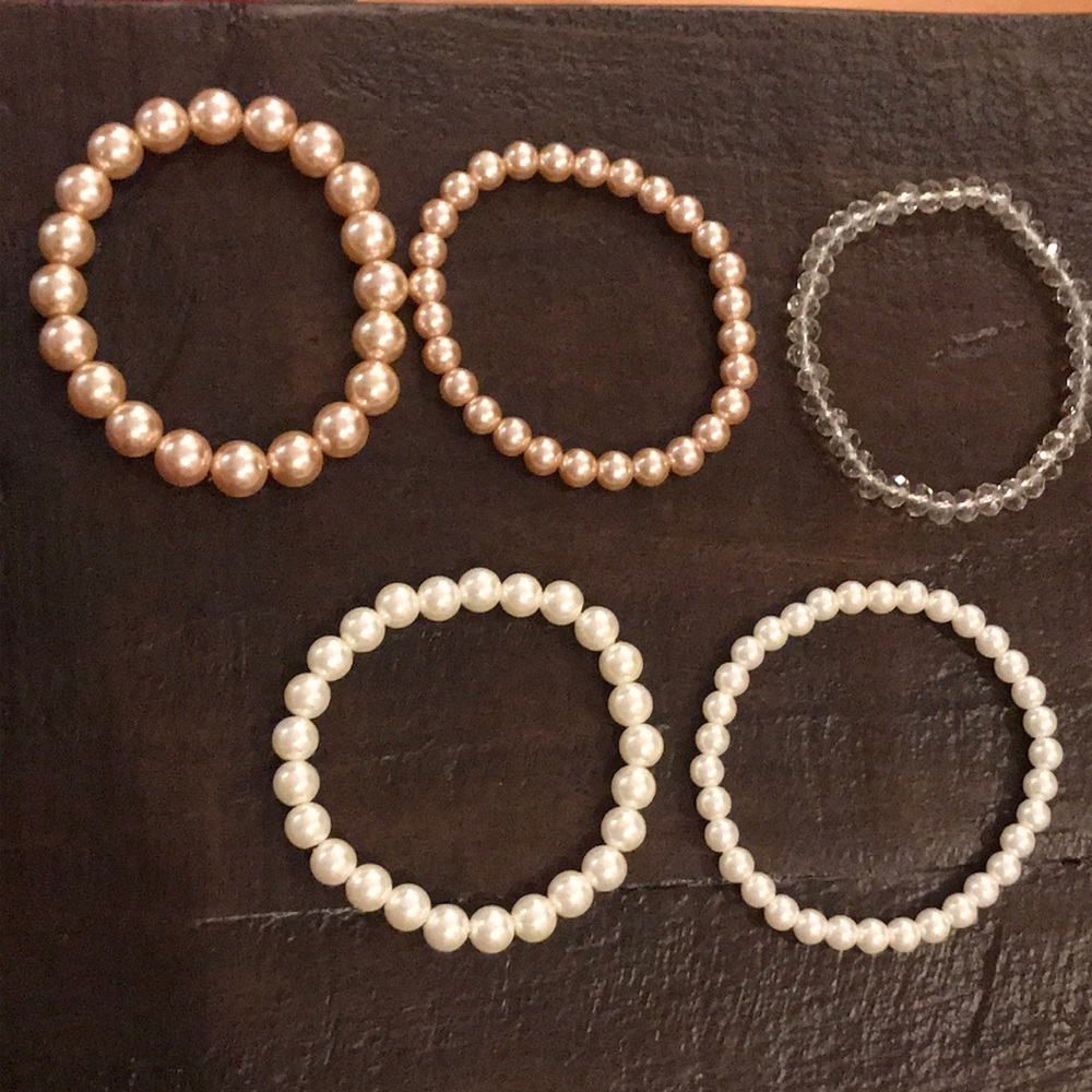 Pearl Bracelet Set NWOT - Picture 3 of 3